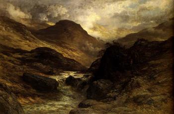 Paul Gustave Dore : Gorge In The Mountains